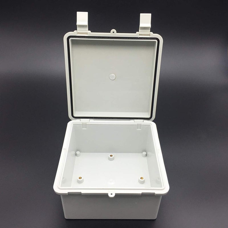 Ogrmar ABS Plastic Dustproof Waterproof IP65 Junction Box Universal Electrical Project Enclosure with Lock (5.9"x5.9"x3.5") - Image 5